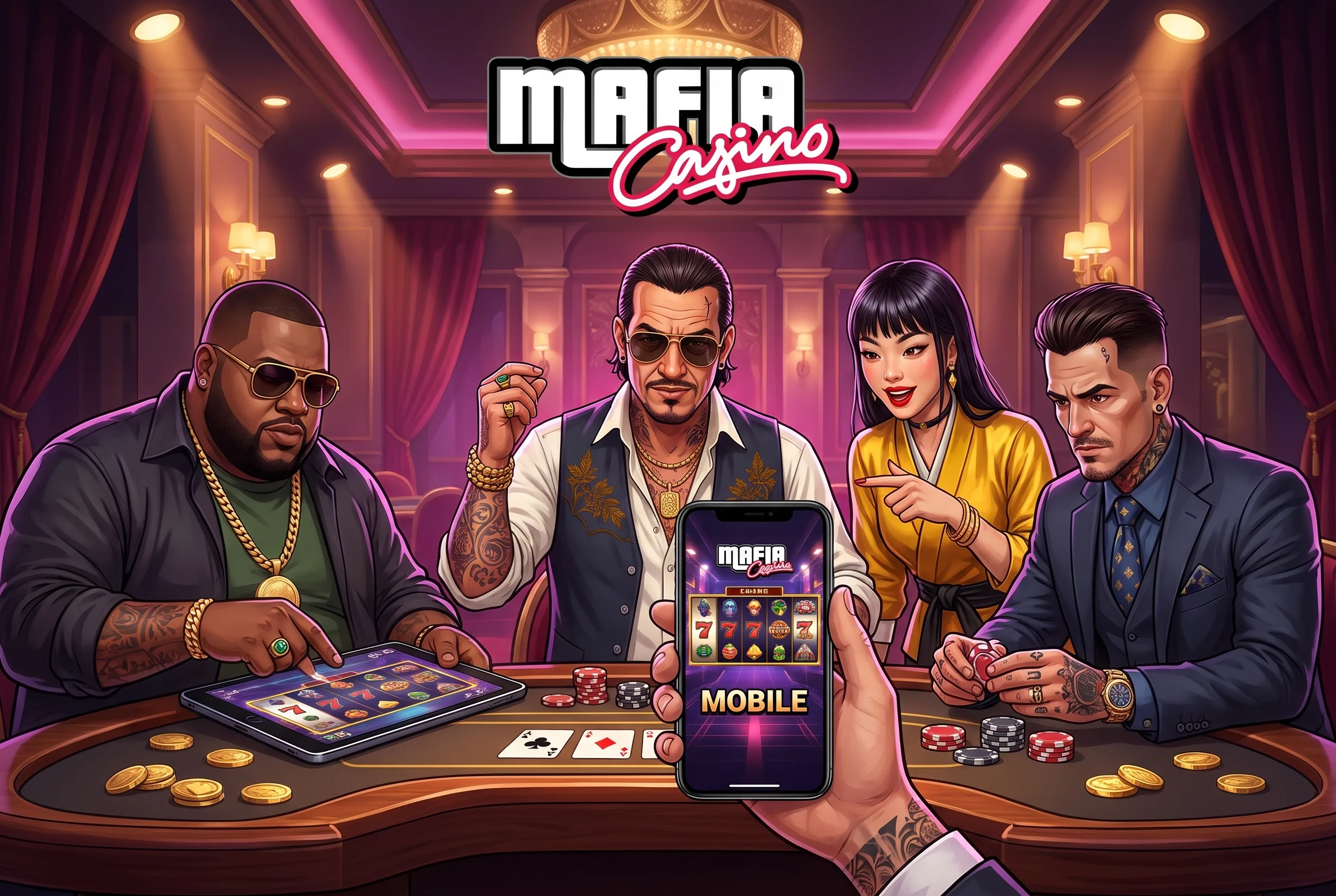 Illustration Mafia Casino