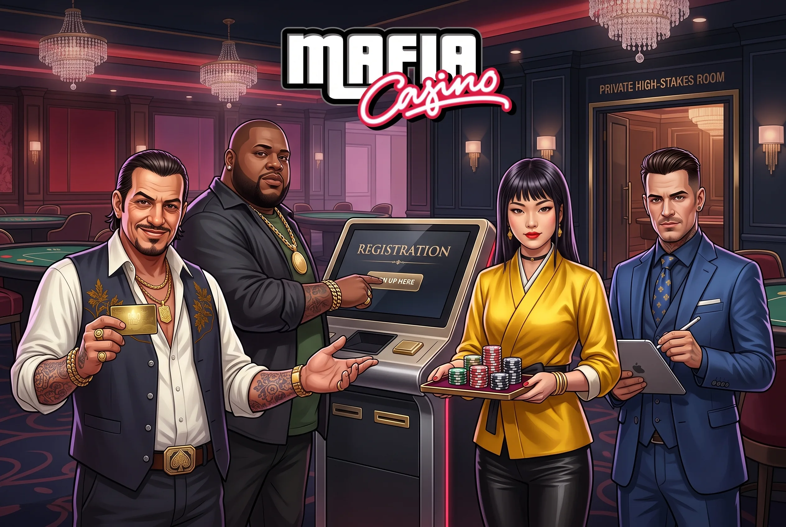 Illustration Mafia Casino
